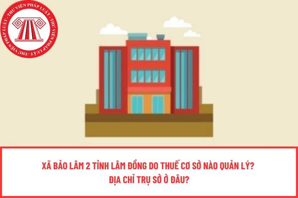 Xã Bảo Lâm 2 tỉnh Lâm Đồng do thuế cơ sở nào quản lý? Địa chỉ trụ sở ở đâu?