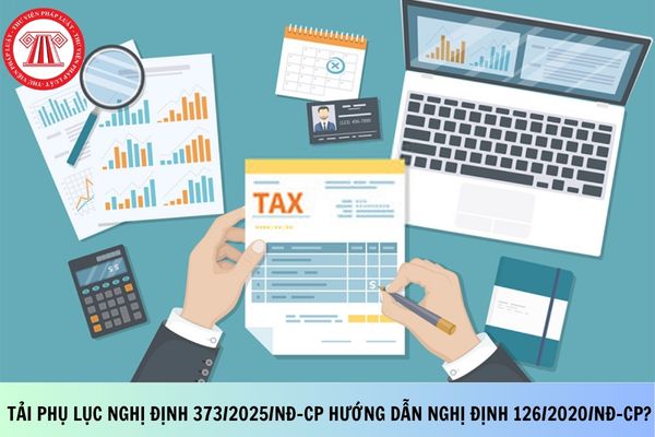Tải trọn bộ Phụ lục Nghị định 373/2025/NĐ-CP hướng dẫn Nghị định 126/2020/NĐ-CP?