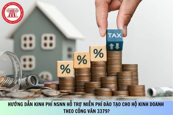 Hướng dẫn kinh phí NSNN hỗ trợ miễn phí đào tạo cho hộ kinh doanh theo Công văn 3379?