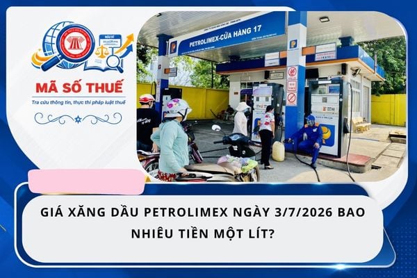 Giá xăng dầu Petrolimex ngày 3/7/2026 bao nhiêu tiền một lít?