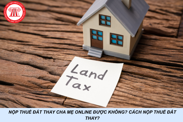 Nộp thuế đất thay cha mẹ online được không? Cách nộp thuế đất thay?