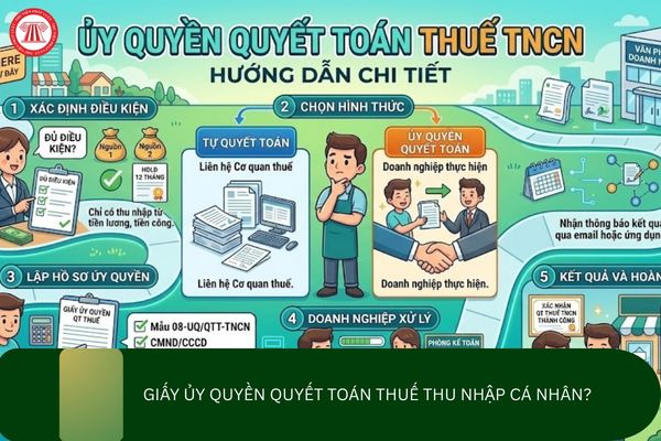 Giấy ủy quyền quyết toán thuế thu nhập cá nhân?