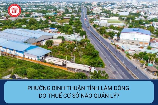 Phường Bình Thuận tỉnh Lâm Đồng do Thuế cơ sở nào quản lý?