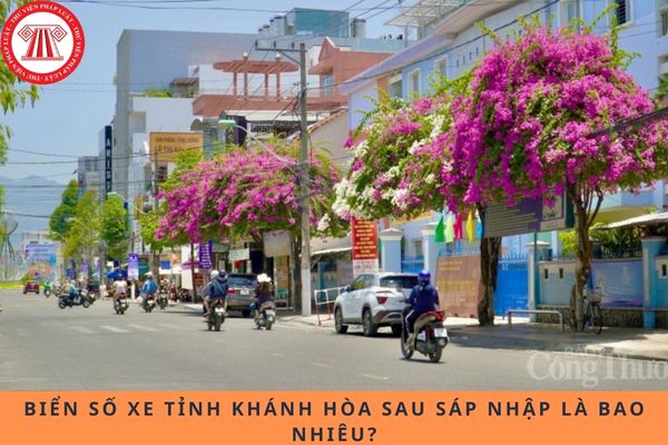 Biển số xe tỉnh Khánh Hòa sau sáp nhập là bao nhiêu?