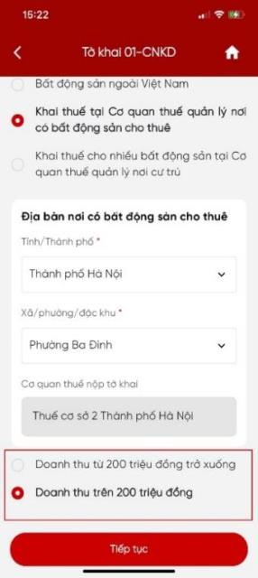 khai thuế trên etax mobile