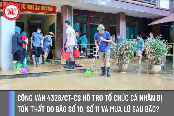 Công văn 4328/CT-CS hỗ trợ tổ chức cá nhân bị tổn thất do bão số 10, số 11 và mưa lũ sau bão?