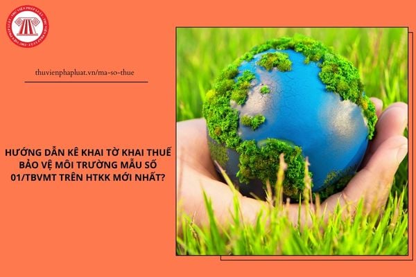 Hướng dẫn kê khai Tờ khai thuế bảo vệ môi trường mẫu số 01/TBVMT trên HTKK mới nhất?
