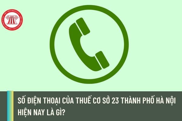 Số điện thoại của Thuế cơ sở 23 thành phố Hà Nội hiện nay là gì?