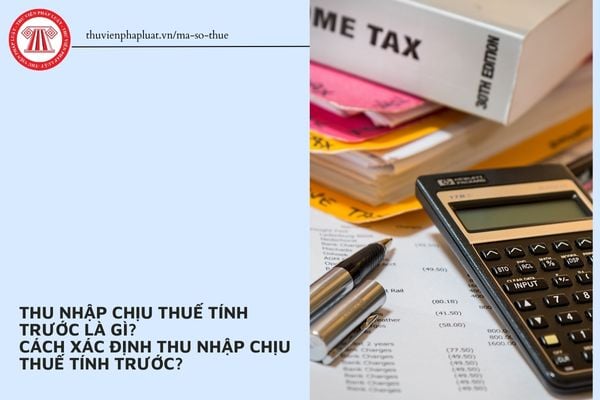 Thu nhập chịu thuế tính trước là gì? Cách xác định thu nhập chịu thuế tính trước?