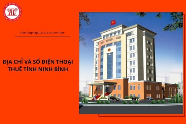 Địa chỉ trụ sở và số điện thoại của Thuế tỉnh Ninh Bình hiện nay là gì?