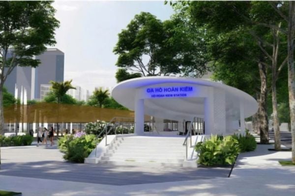 Bản đồ hướng tuyến Tuyến metro số 2, đoạn Nam Thăng Long Trần Hưng Đạo Hà Nội mới nhất 2025?