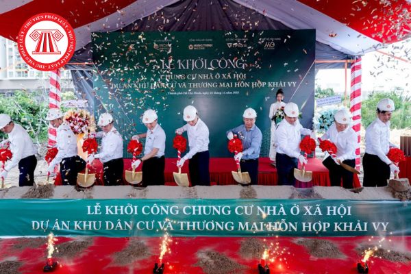 Khởi công dự án nhà ở xã hội thuộc Khu dân cư và Thương mại hỗn hợp Khải Vy tại phường Phú Thuận, TPHCM? Vị trí và quy mô cụ thể? 