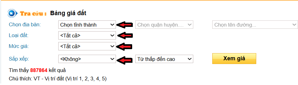 Tra cứu giá đất Hà Nội 2025