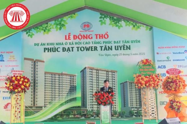 Động thổ dự án Khu nhà ở xã hội Phúc Đạt Tân Uyên Bình Dương?