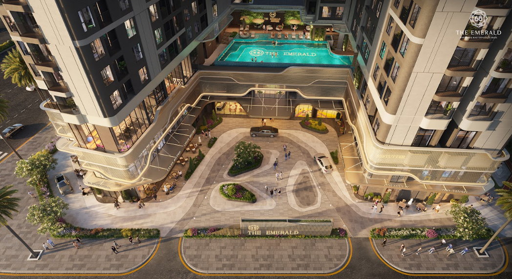 Phối cảnh tổng thể The Emerald 68