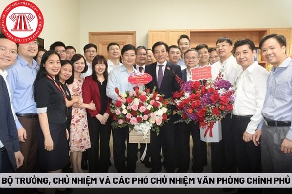 Phân công công tác của Bộ trưởng, Chủ nhiệm và các Phó Chủ nhiệm Văn phòng Chính phủ