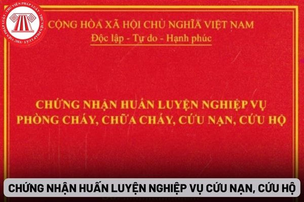 Chứng nhận huấn luyện nghiệp vụ cứu nạn, cứu hộ