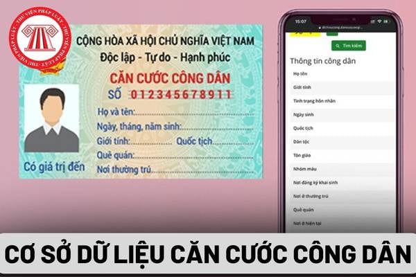 Cơ sở dữ liệu căn cước công dân