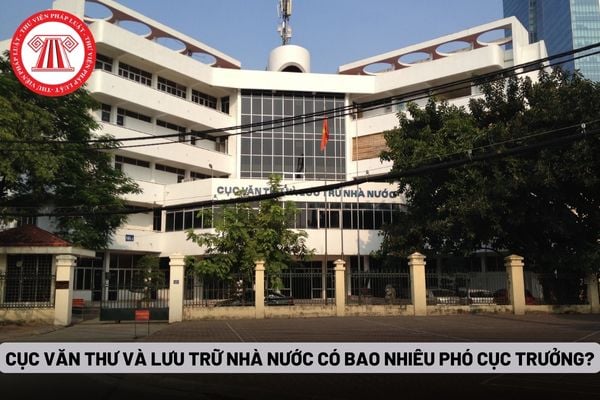 Cục Văn thư và Lưu trữ nhà nước có bao nhiêu Phó Cục trưởng?