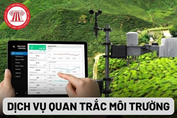 Giấy chứng nhận đủ điều kiện hoạt động dịch vụ quan trắc môi trường