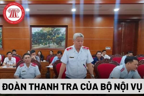 Đoàn thanh tra của Bộ Nội vụ