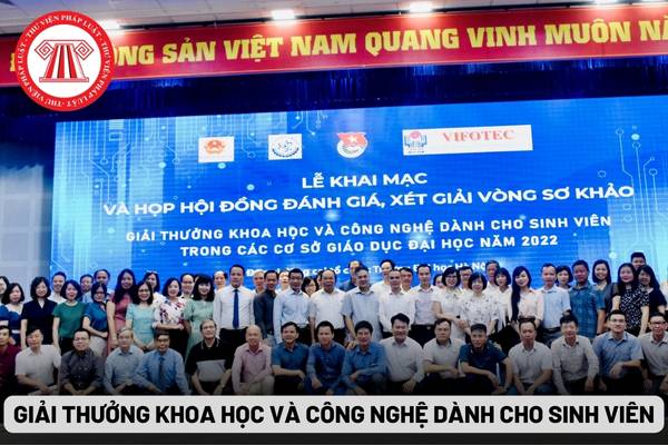 Giải thưởng khoa học và công nghệ dành cho sinh viên