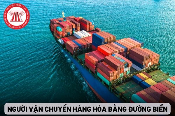 Người vận chuyển hàng hóa bằng đường biển