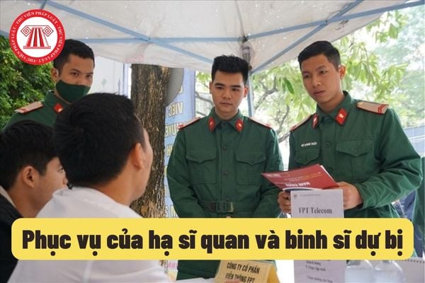 Phục vụ của hạ sĩ quan và binh sĩ dự bị