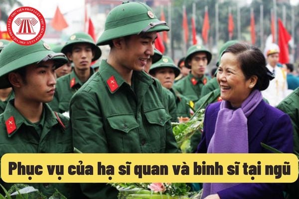 Phục vụ của hạ sĩ quan và binh sĩ tại ngũ