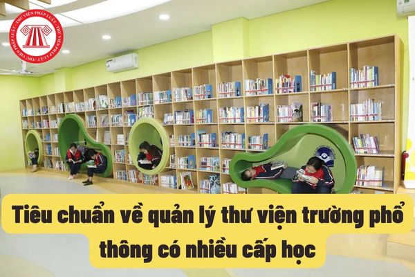 Tiêu chuẩn về quản lý thư viện trường phổ thông có nhiều cấp học