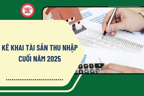 Mẫu kê khai tài sản thu nhập cuối năm 2025 theo Nghị định 130? Hướng ...