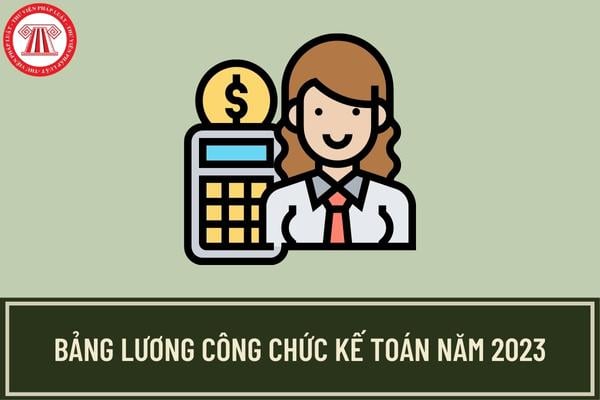 Bảng lương công chức kế toán mới nhất 2023 được quy định như thế nào? Tăng bao nhiêu so với mức lương cũ?