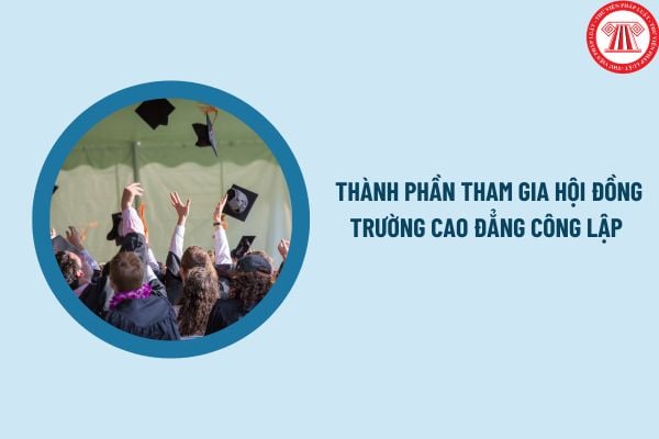 Thành phần tham gia hội đồng trường cao đẳng công lập có phải bố trí bí thư Đoàn Thanh niên Cộng sản Hồ Chí Minh?