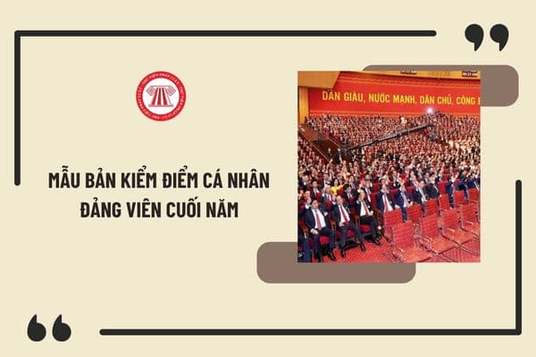 Mẫu 02B bản kiểm điểm cá nhân Đảng viên cuối năm 2024? Hướng dẫn cách viết Bản kiểm điểm cá nhân Đảng viên cuối năm 2024?