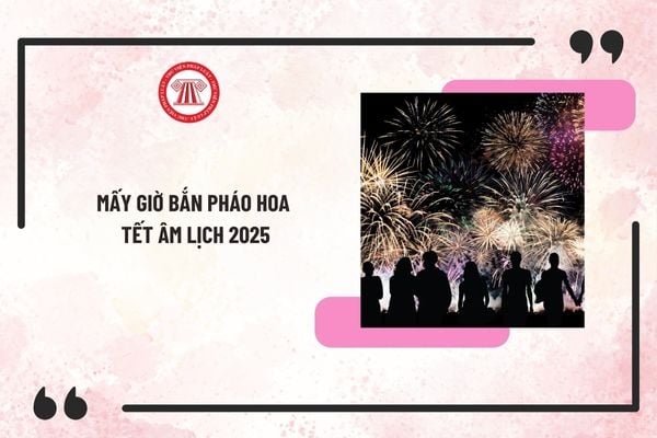 Mấy giờ bắn pháo hoa Tết Âm lịch 2025? Thời gian bắn pháo hoa Tết Âm lịch 63 tỉnh thành mới nhất?