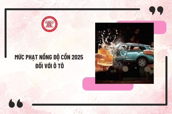 Mức phạt nồng độ cồn 2025 đối với ô tô? Trừ điểm GPLX đối với ô tô khi vi phạm nồng độ cồn 2025 thế nào?