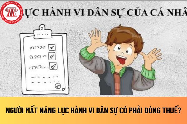 Người mất năng lực hành vi dân sự có phải đóng thuế?