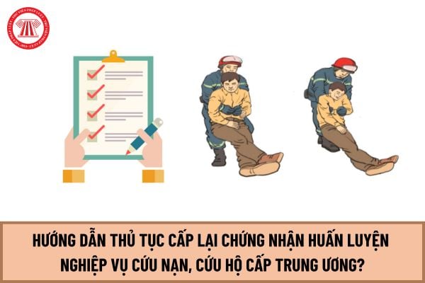 Hướng dẫn thủ tục Cấp lại Chứng nhận huấn luyện nghiệp vụ cứu nạn, cứu hộ cấp trung ương mới nhất 2024? 