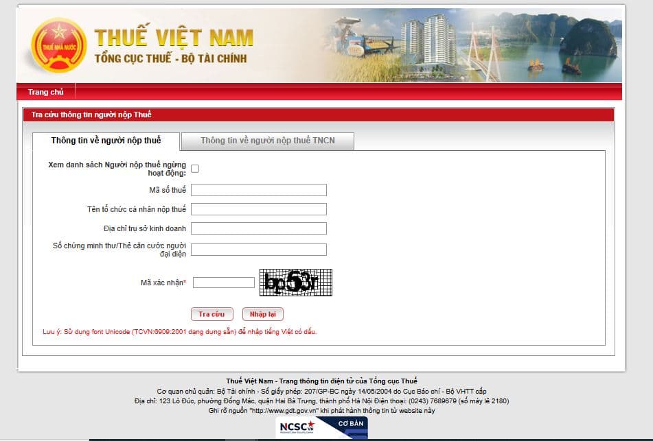 Hướng dẫn tra cứu bước 1