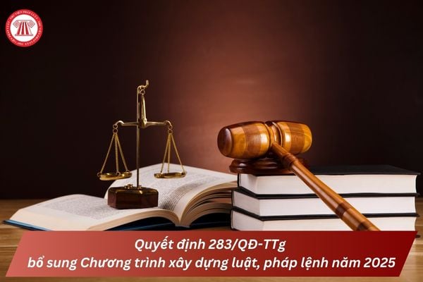 Quyết định 283/QĐ-TTg bổ sung Chương trình xây dựng luật, pháp lệnh năm 2025? Luật Quản lý thuế mới nhất đã qua bao nhiêu lần sửa đổi?