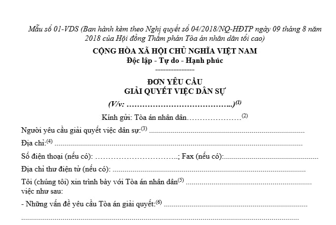 Việc dân sự là gì? Lệ phí giải quyết việc dân sự tại Tòa án năm 2024 là bao nhiêu?