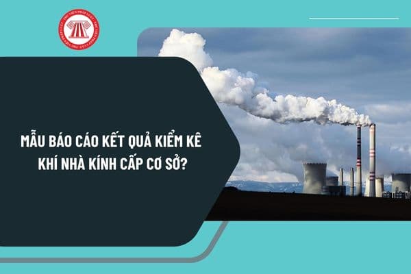 Mẫu báo cáo kết quả kiểm kê khí nhà kính cấp cơ sở mới nhất? Tải mẫu báo cáo kết quả kiểm kê khí nhà kính cấp cơ sở ở đâu?