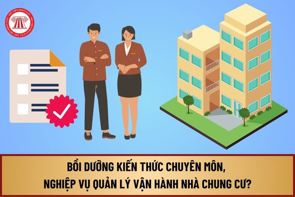 Từ 1/8/2024, bồi dưỡng kiến thức chuyên môn, nghiệp vụ quản lý vận hành nhà chung cư gồm những nội dung gì?