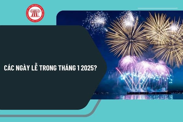 Các ngày lễ trong tháng 1 2025? Tháng 1 có ngày lễ gì ở Việt Nam và thế giới năm 2025? Tháng 1 2025 có bao nhiêu ngày?