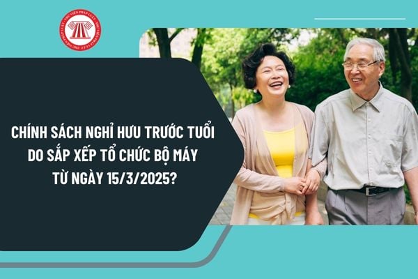 Chính sách nghỉ hưu trước tuổi do sắp xếp tổ chức bộ máy từ ngày 15/3/2025 tại Nghị định 67 như thế nào?