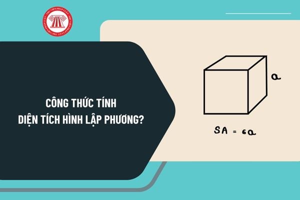 Công thức tính diện tích hình lập phương? Diện tích xung quanh hình lập phương, Diện tích toàn phần hình lập phương?