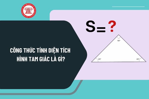 Công thức tính diện tích hình tam giác là gì? Có bao nhiêu loại tam giác? Hướng dẫn cách tính diện tích các loại tam giác?