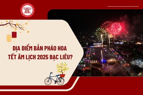 Địa điểm bắn pháo hoa Tết Âm lịch 2025 Bạc Liêu? Lịch bắn pháo hoa Tết Âm lịch 2025 Bạc Liêu như thế nào?