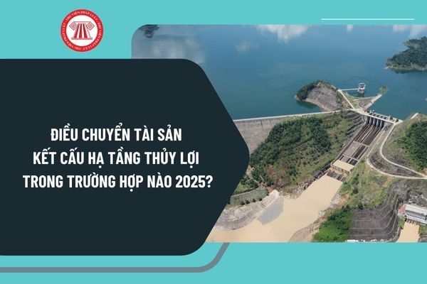 Điều chuyển tài sản kết cấu hạ tầng thủy lợi trong trường hợp nào 2025? Thẩm quyền quyết định điều chuyển ra sao?