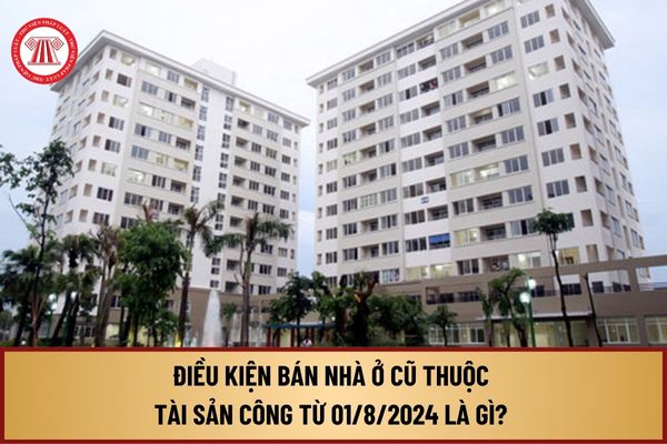 Điều kiện bán nhà ở cũ thuộc tài sản công từ 01/8/2024 là gì? Đối tượng nào được thuê nhà ở cũ thuộc tài sản công?